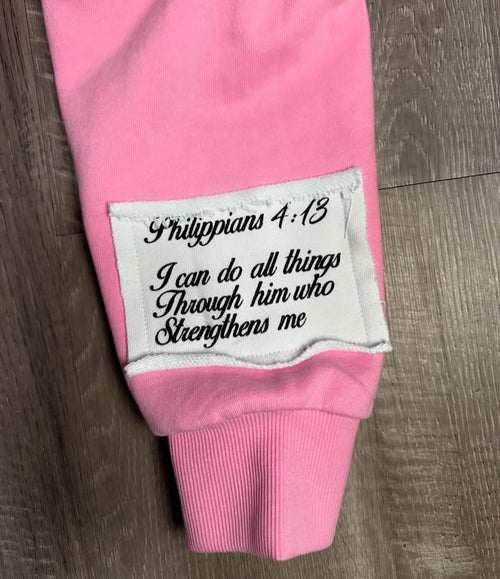 CHRIST SOLDIER PINK ZIPUP