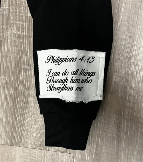 CHRIST SOLDIER BLACK ZIPUP